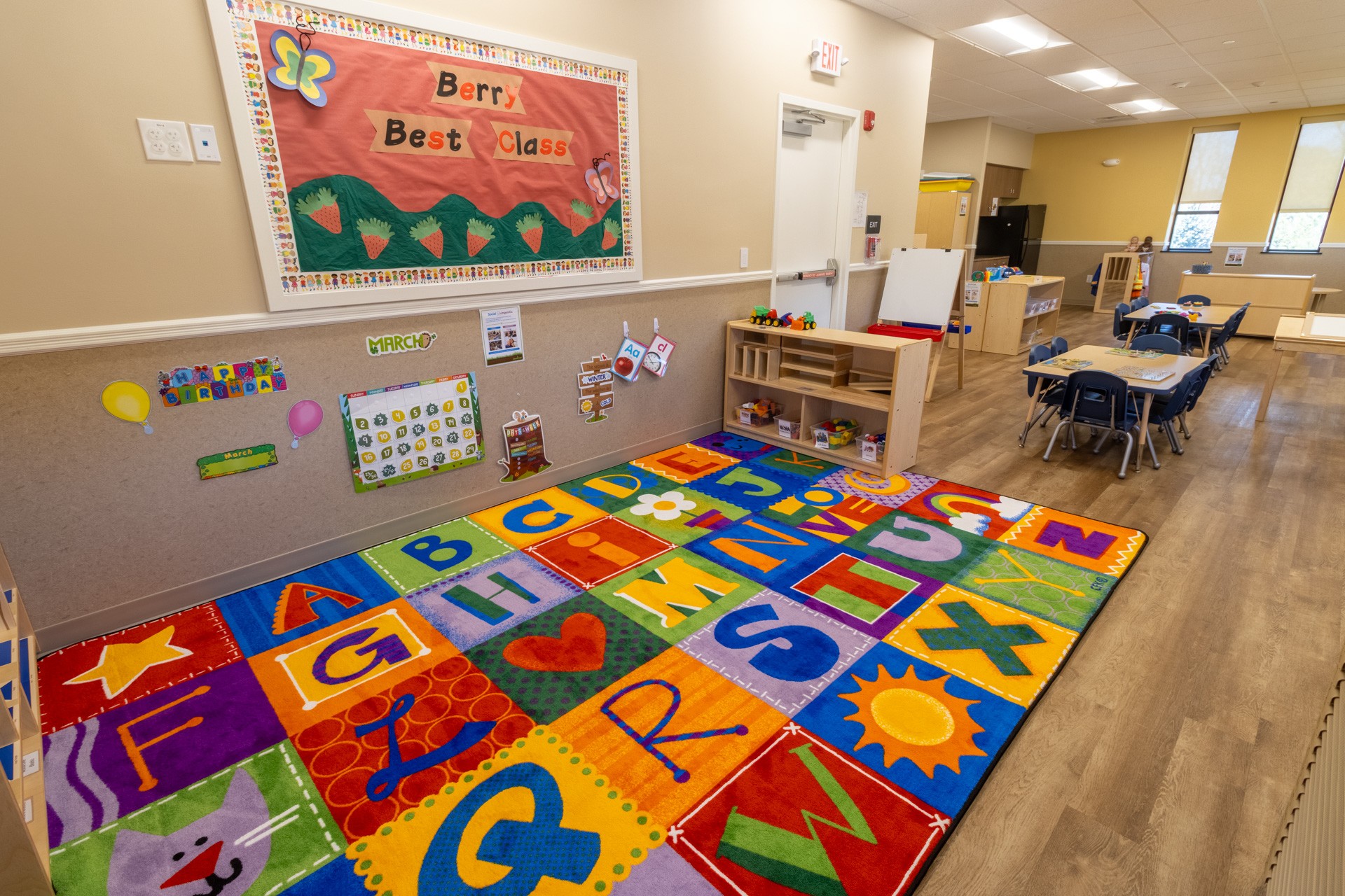 alphabet mat in Lightbridge Academy, Wyomissing, PA 360 Virtual Tour for Pre-school Day Care Center