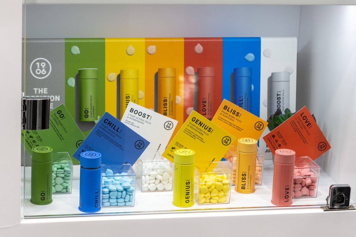 cannabis pills at Jersey Meds Cannabis Recreational Dispensary, Pennington, NJ 360 Virtual Tour for Cannabis store