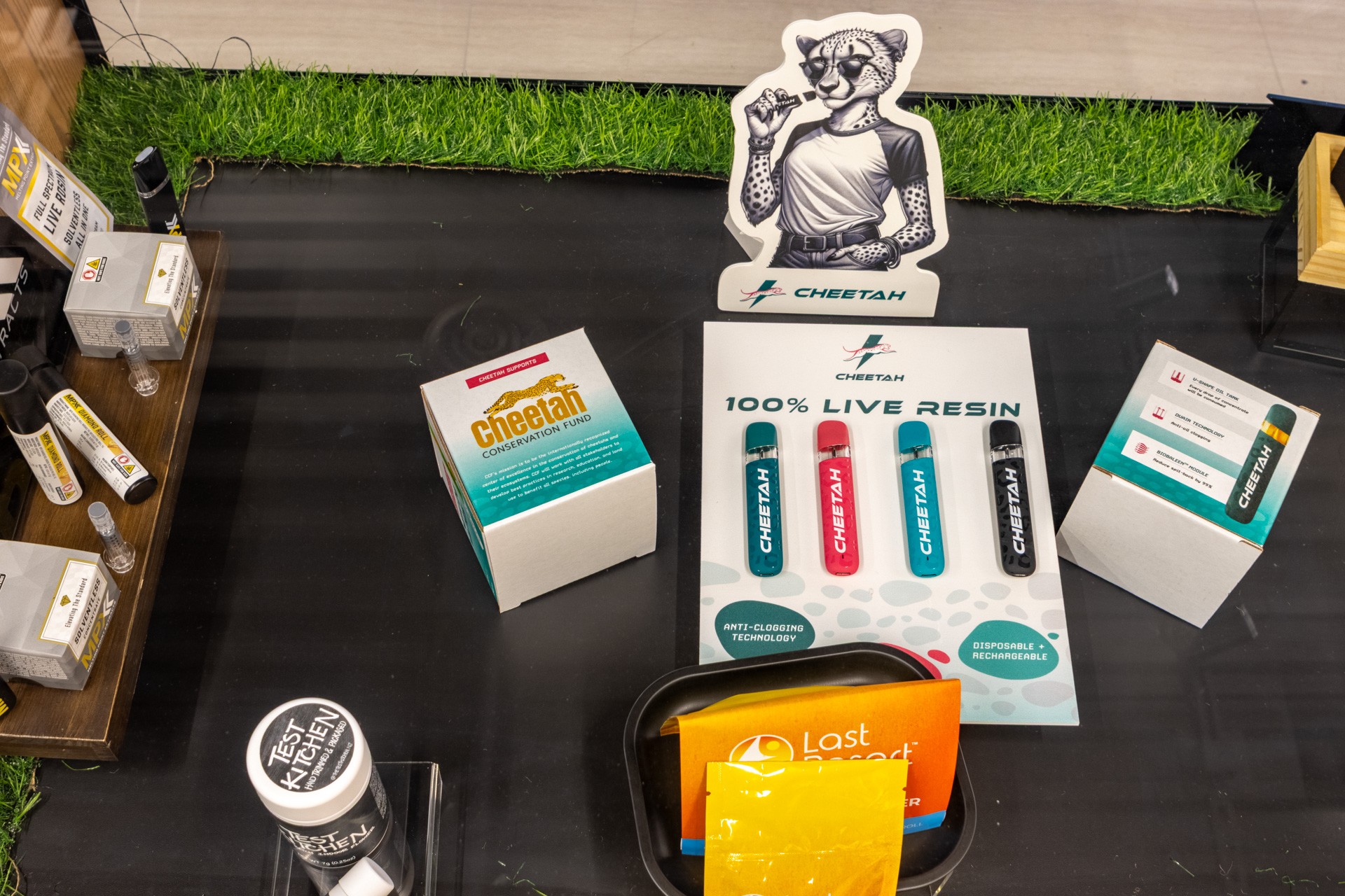 cheetah live resin disposables at West Orange Wellness Dispensary, West Orange, NJ 360 Virtual Tour for Cannabis store