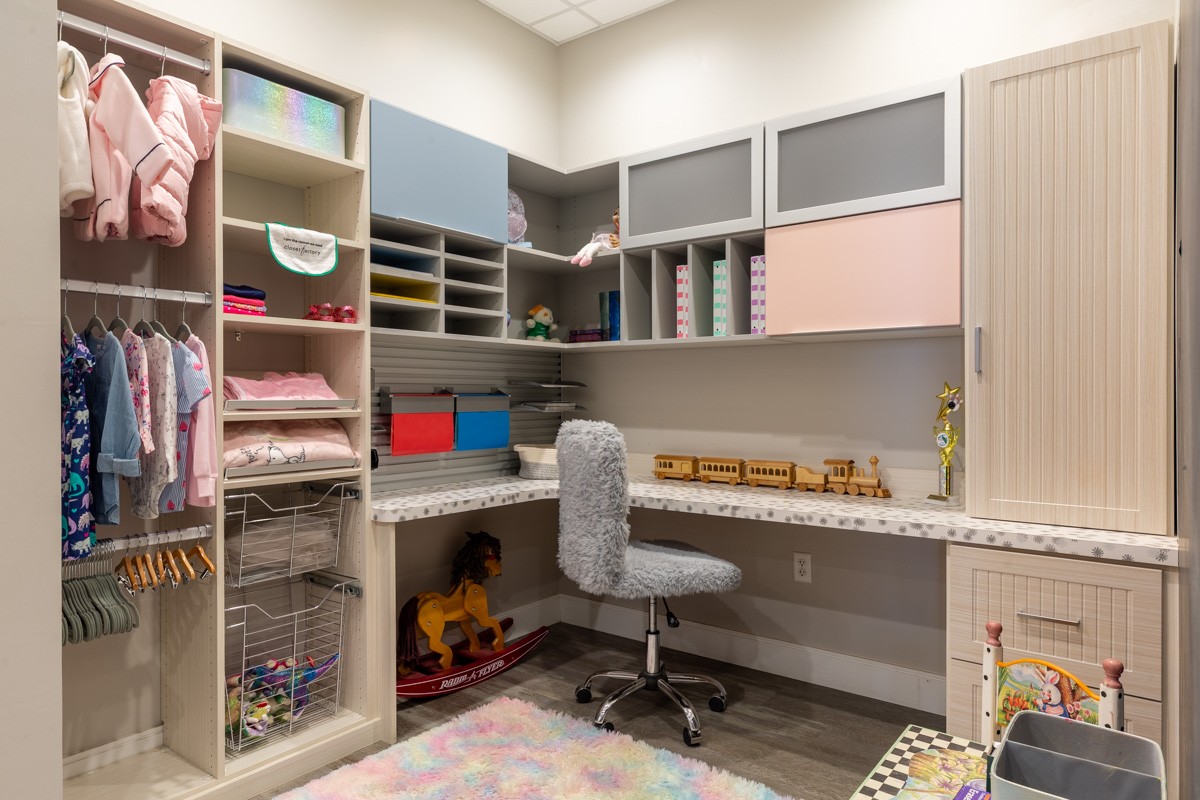children's bedroom at Closet Factory, Wilmington, MA 360 Virtual Tour for Interior design Cabinet maker