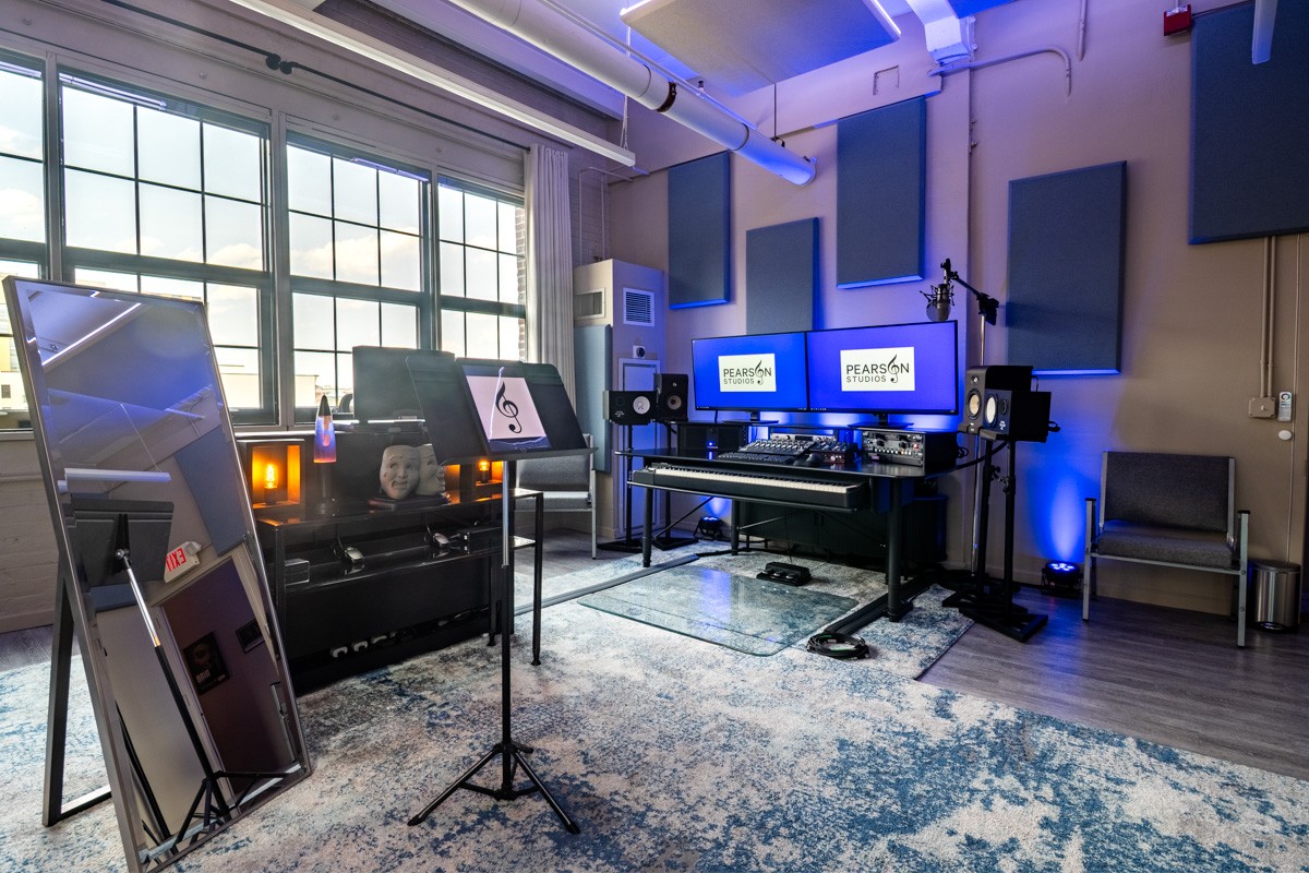 inside Pearson Studios, Inc., Hoboken, NJ 360 Virtual Tour for Music Instructor & Recording Studio