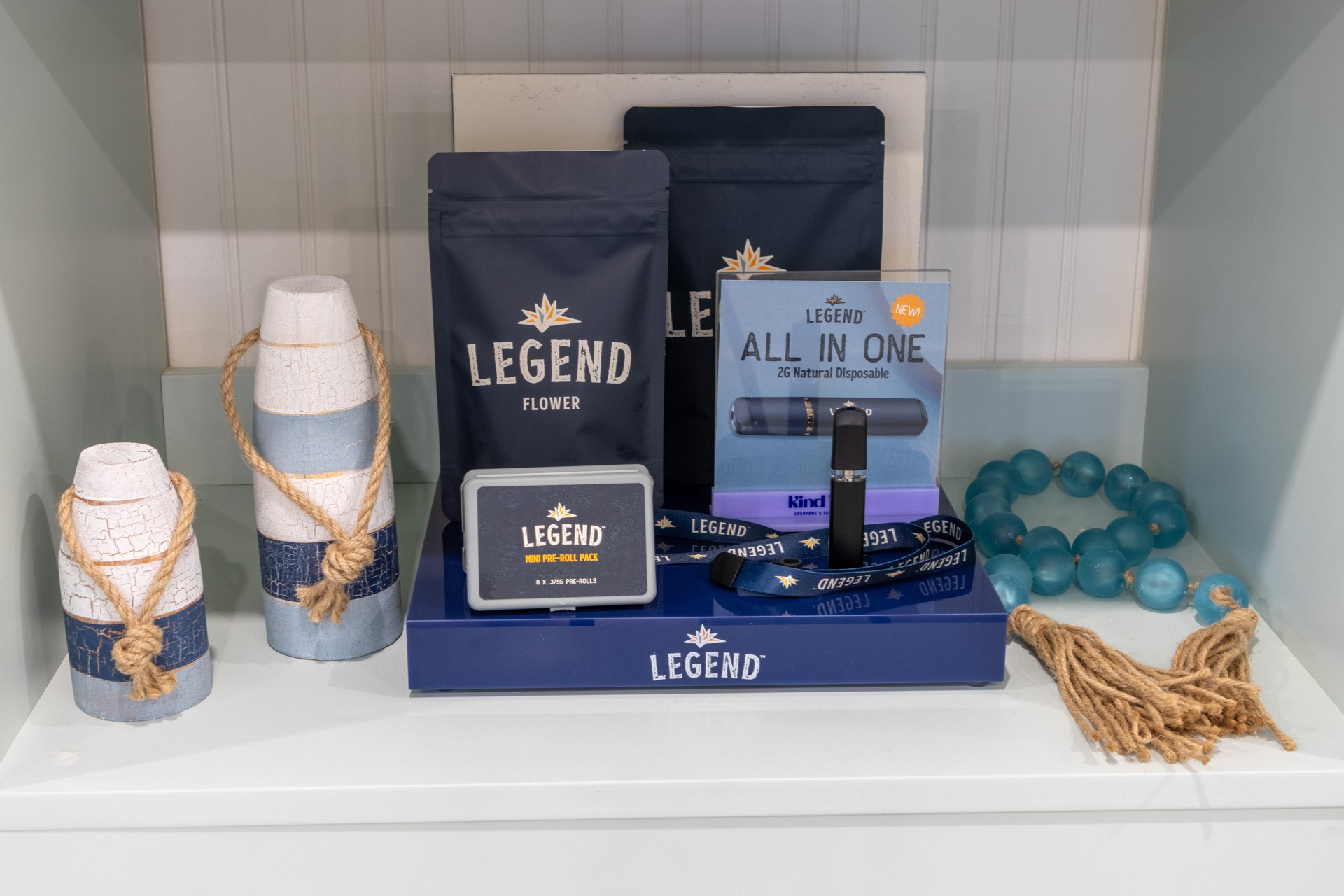 legend mini pre-roll packs at Coastline Dispensary, Cape May Court House, NJ 360 Virtual Tour for Cannabis store
