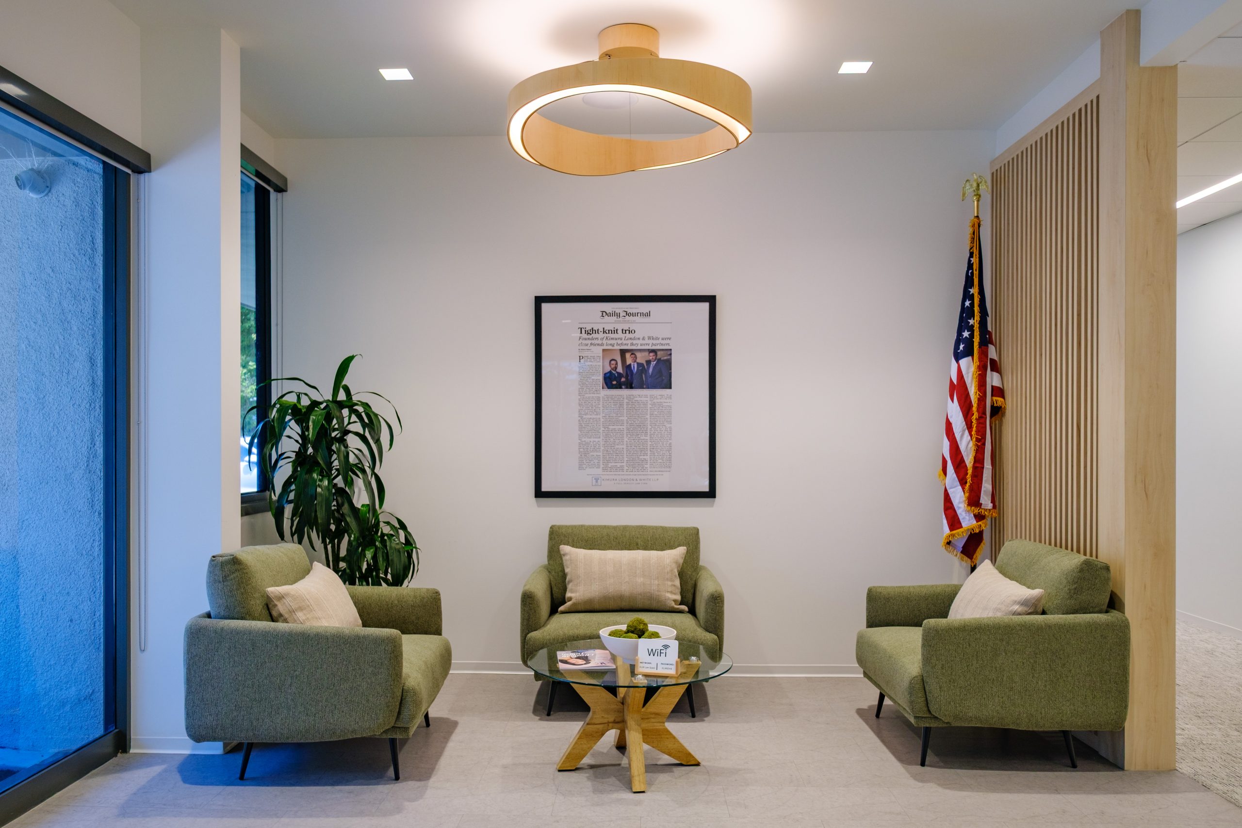 lobby at Kimura London & White LLP, Irvine, CA 360 Virtual Tour for Law firm