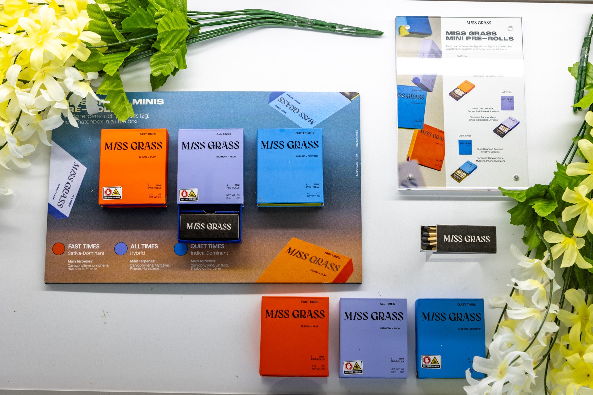 miss grass mini pre-rolls at Happy Leaf, Somerdale, NJ 360 Virtual Tour for Cannabis store