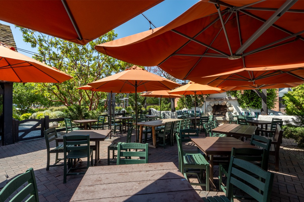 outdoor seating at Tam O'Shanter, Los Angeles, CA 360 Virtual Tour for Steak House Restaurant