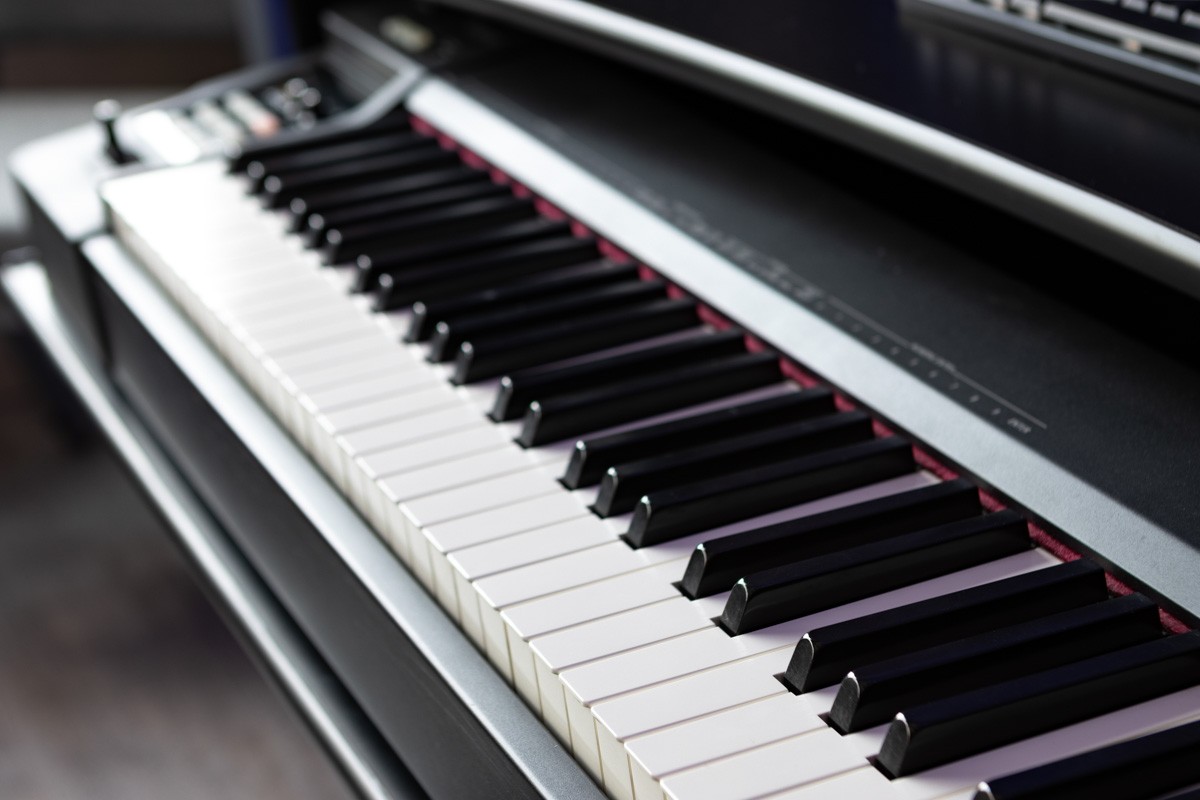 piano keyboard keys at Pearson Studios, Inc., Hoboken, NJ 360 Virtual Tour for Music Instructor & Recording Studio