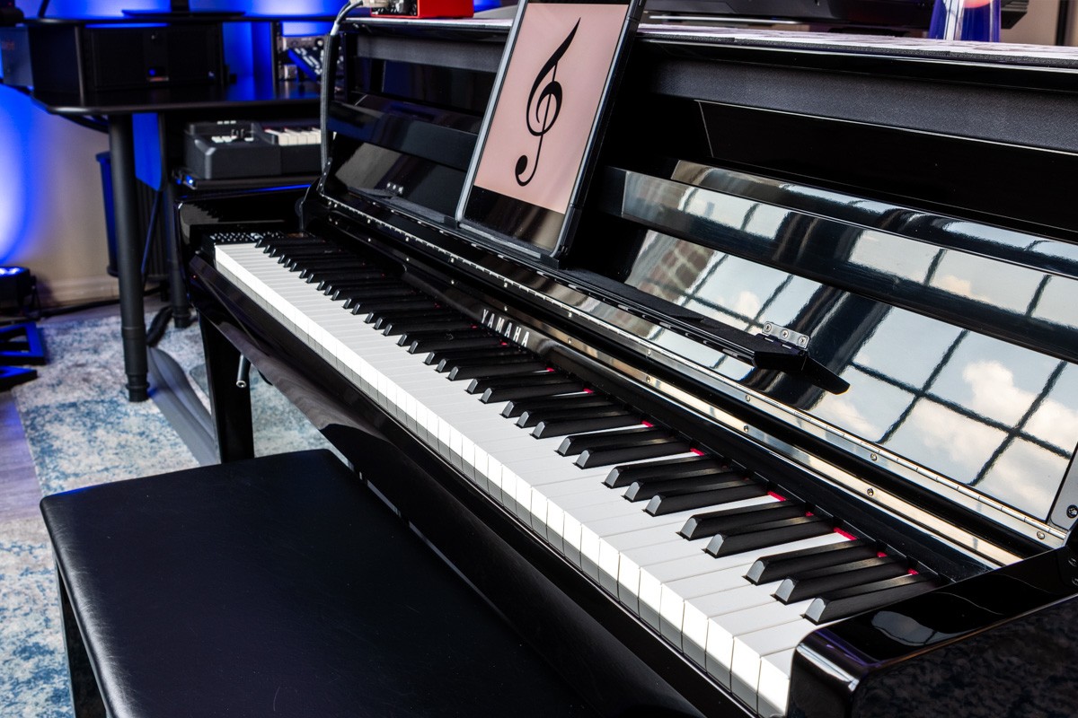 piano keys at Pearson Studios, Inc., Hoboken, NJ 360 Virtual Tour for Music Instructor & Recording Studio