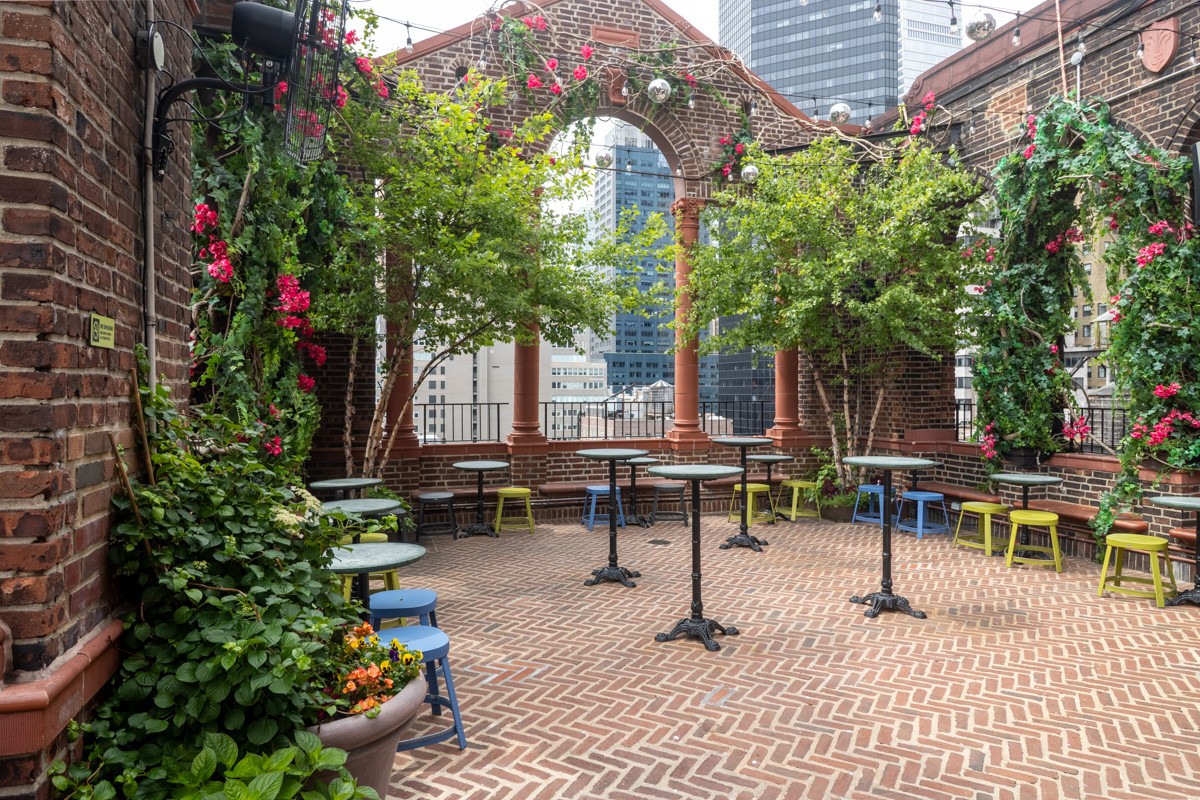 rooftop bar at Artie's Backroom & Rooftop, Manhattan, NYC 360 Virtual Tour for Restaurant & Bar