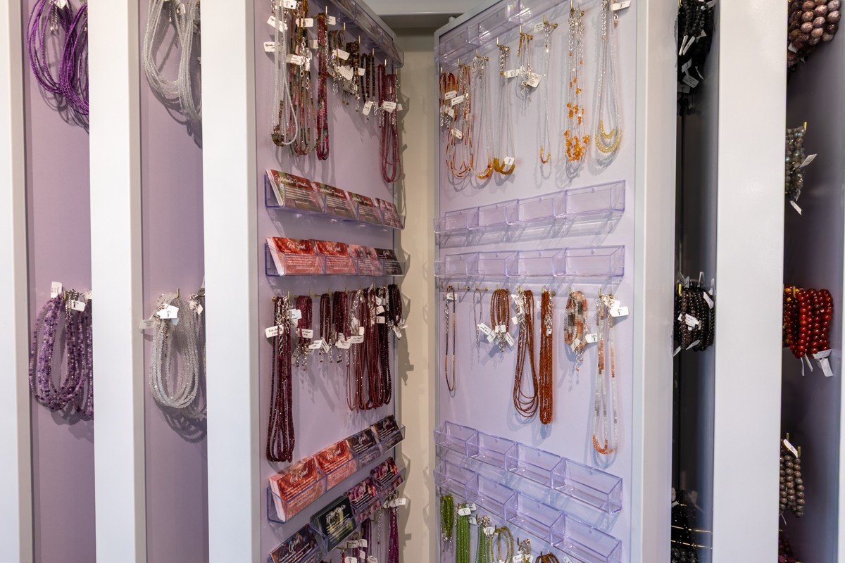 accessories display at Enchanting Earth, Sedona, AZ 360 Virtual Tour for Jewelry store