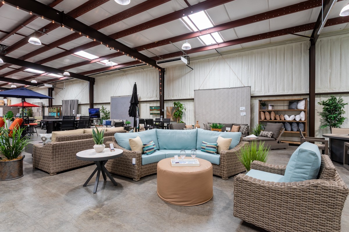 aqua patio furniture at Paddy O' Furniture, Nashville, TN 360 Virtual Tour for Outdoor furniture store