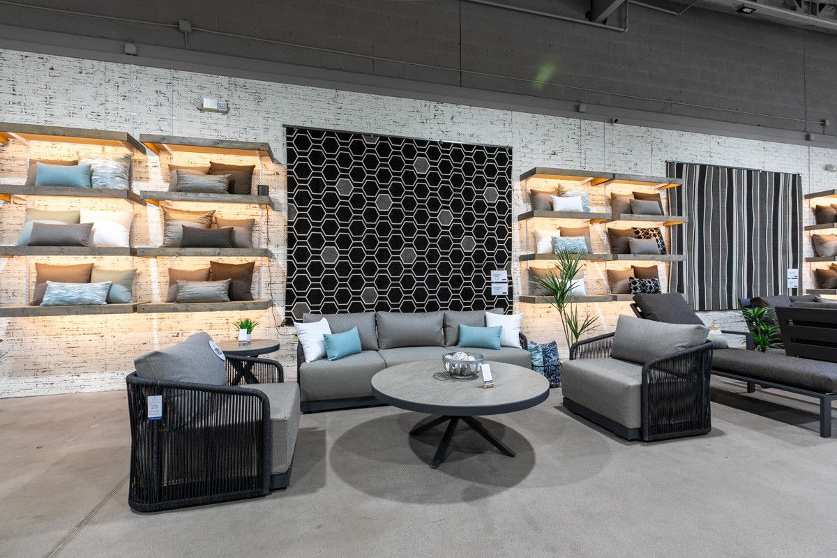 grey patio furniture at Paddy O' Furniture Arrowhead, Peoria, AZ 360 Virtual Tour for Outdoor furniture store