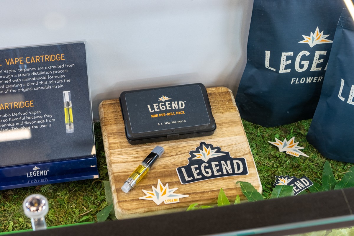 legend mini preroll pack at Blackwood Wellness Dispensary, Blackwood, NJ 360 Virtual Tour for Cannabis store