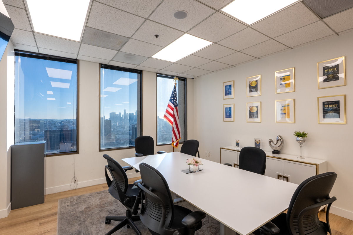 conference room at Moaddel Law Firm, Los Angeles, CA 360 Virtual Tour for Personal injury attorney