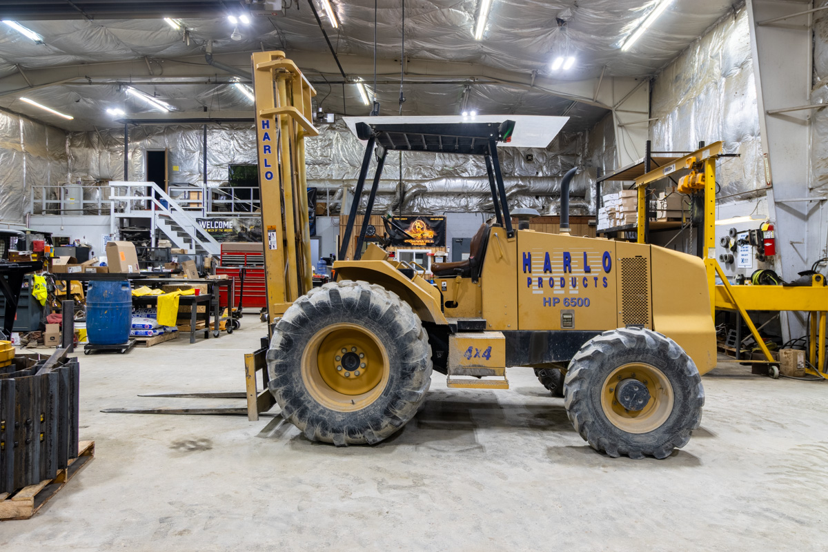 fork lift in James River Equipment, Delmar, MD 360 Virtual Tour for Construction equipment supplier