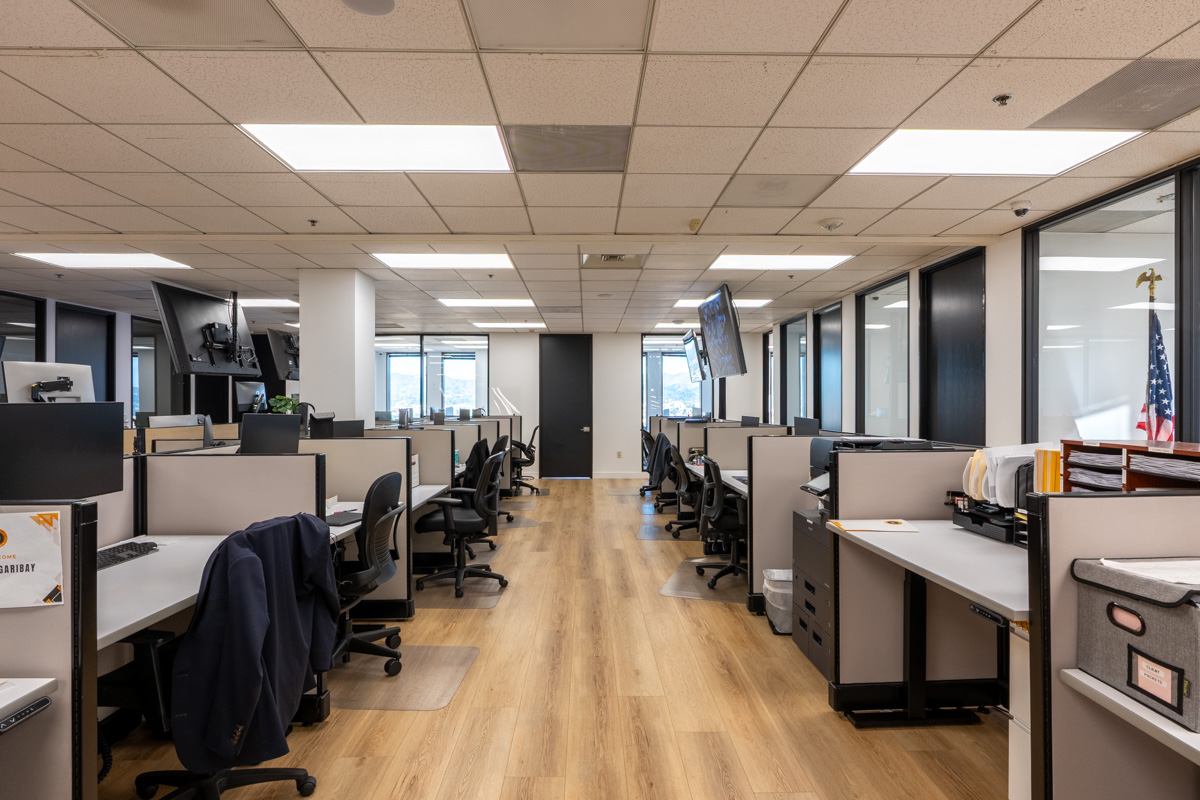 open space office at Moaddel Law Firm, Los Angeles, CA 360 Virtual Tour for Personal injury attorney