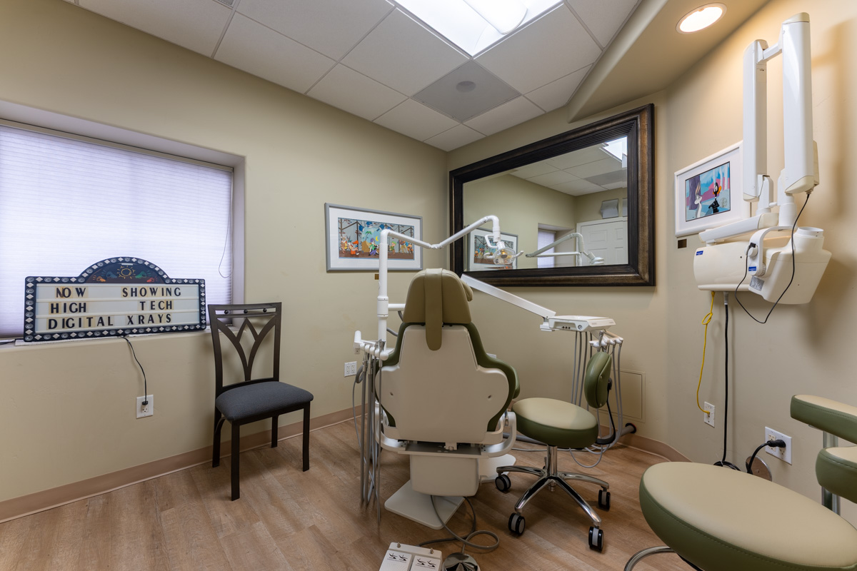 operatory room at Children's Primary Dental & Orthodontics, Poway, CA 360 Virtual Tour for Pediatric dentist