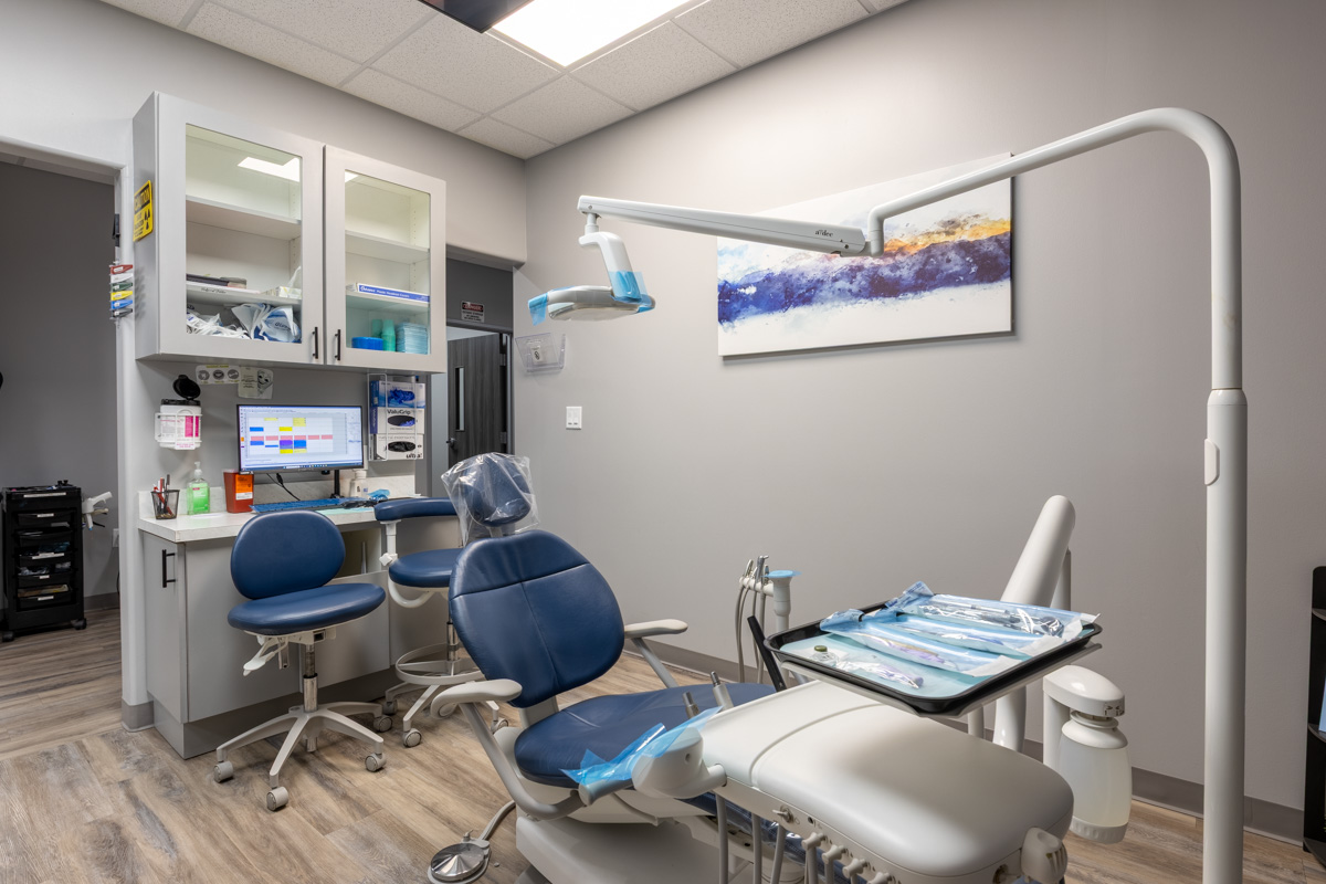 operatory room at Gloss Dental Kallison Ranch, San Antonio, TX 360 Virtual Tour for Dentist, Orthodontist and Oral Surgeon