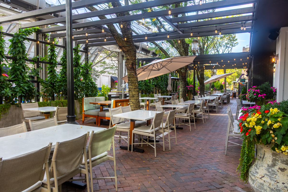 patio seating at Sixty Vines, Reston, VA 360 Virtual Tour for American Restaurant