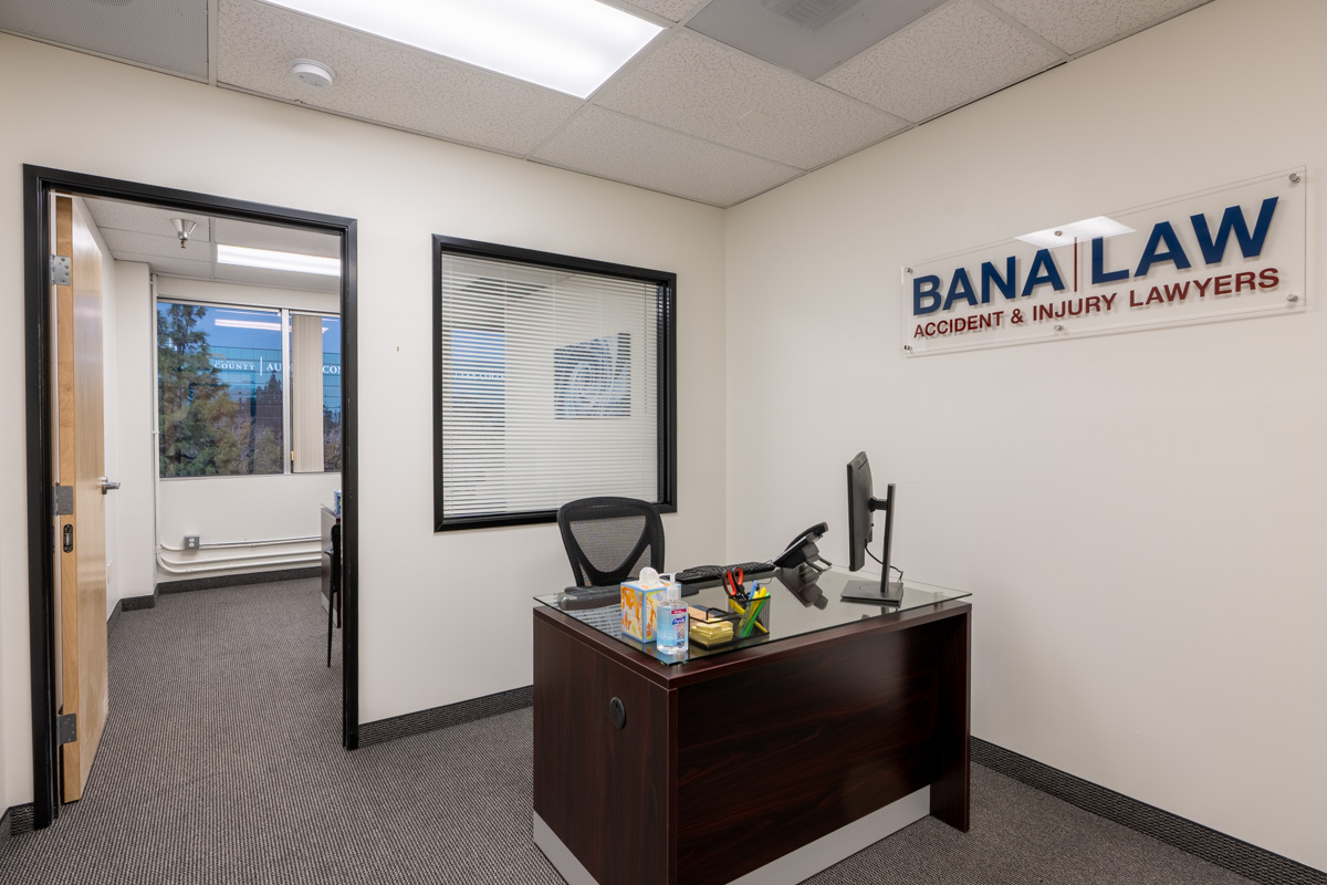 reception at Bana Law Accident & Injury Lawyers, San Bernardino, CA 360 Virtual Tour for Personal injury attorney