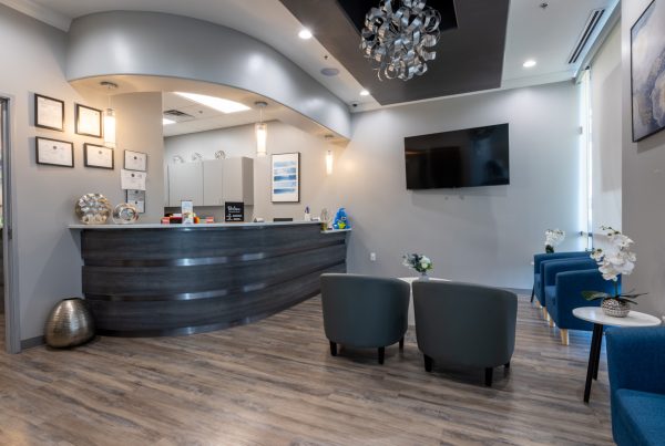 reception at Gloss Dental Kallison Ranch, San Antonio, TX 360 Virtual Tour for Dentist, Orthodontist and Oral Surgeon