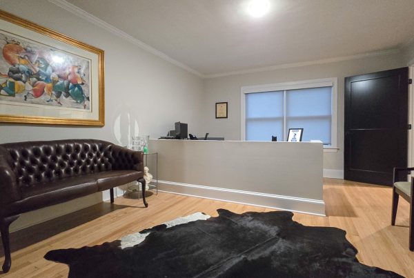 reception room at Stewart Law Offices, Rock Hill, SC 360 Virtual Tour for Personal injury attorney