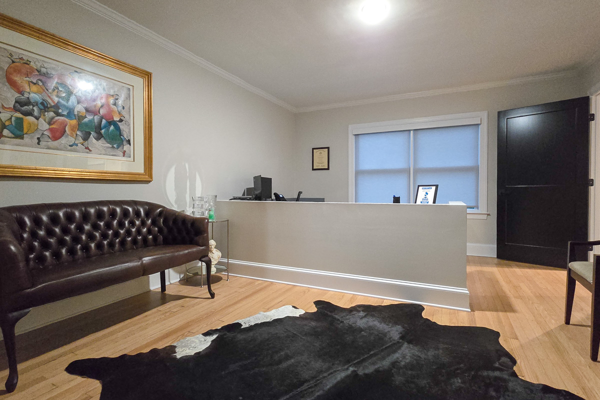 reception room at Stewart Law Offices, Rock Hill, SC 360 Virtual Tour for Personal injury attorney