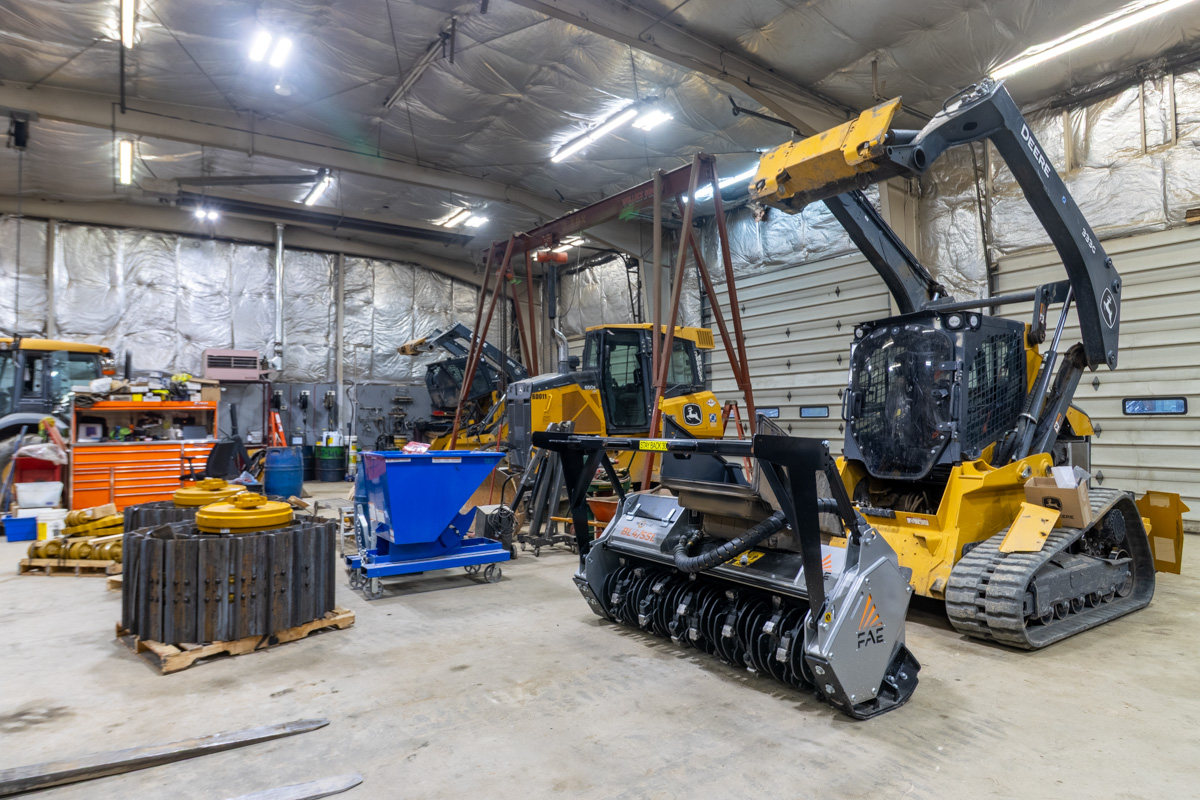 skid steer loader in James River Equipment, Delmar, MD 360 Virtual Tour for Construction equipment supplier