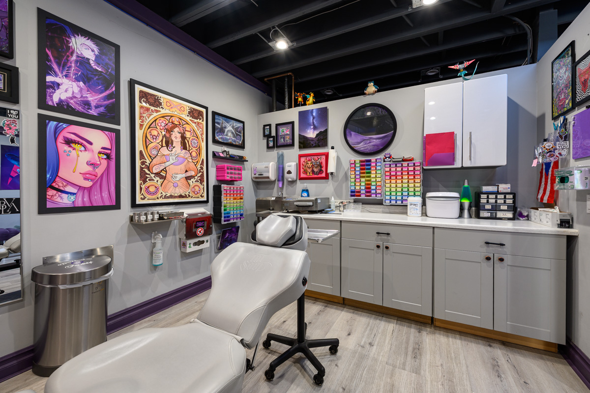 piercing chair at Aesthetic Ambition Piercing and Fine Jewelry, Santa Monica, CA 360 Virtual Tour for Body piercing shop