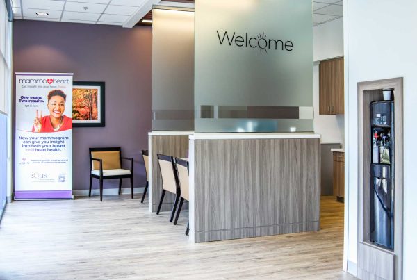 reception lobby at Solis Mammography, Cary, NC 360 Virtual Tour for Mammography service