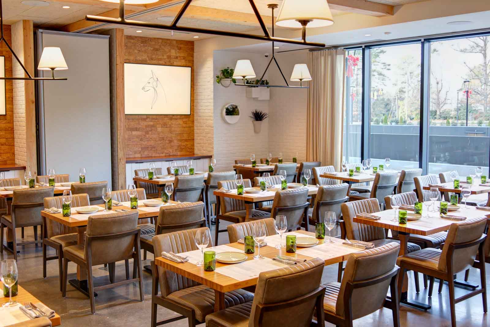 side dining room at Sixty Vines, Raleigh, NC 360 Virtual Tour for American Restaurant