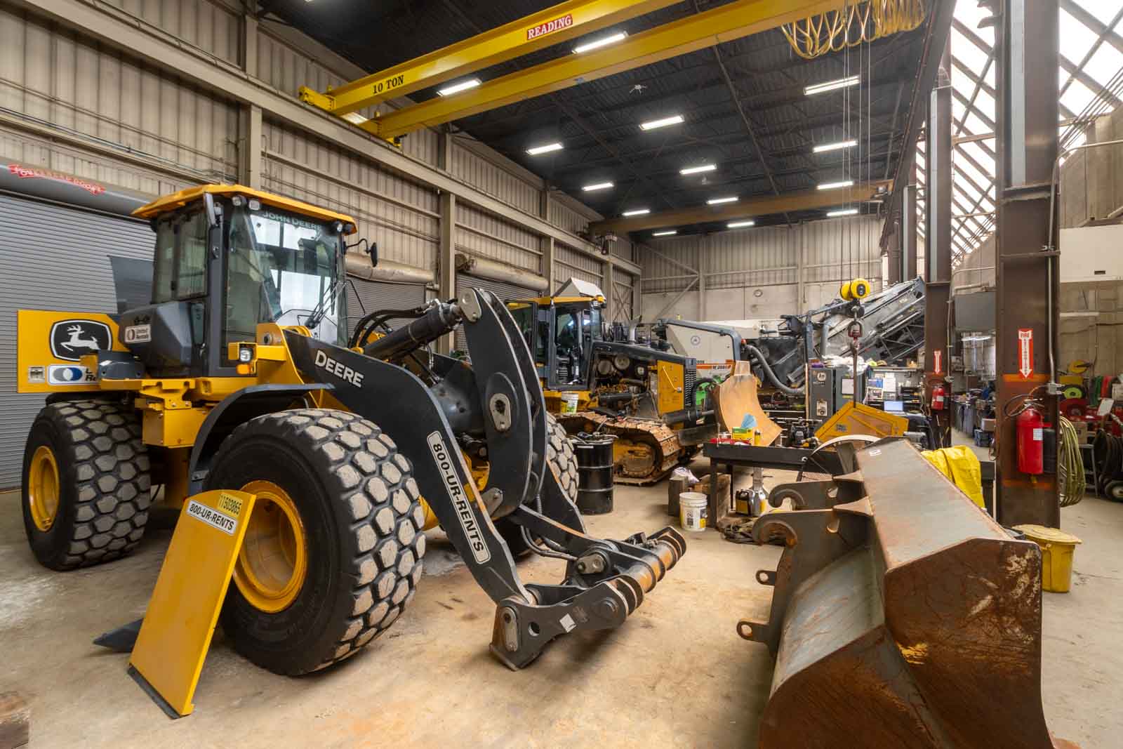 crawler loader at James River Equipment, Baltimore, MD 360 Virtual Tour for Equipment rental agency
