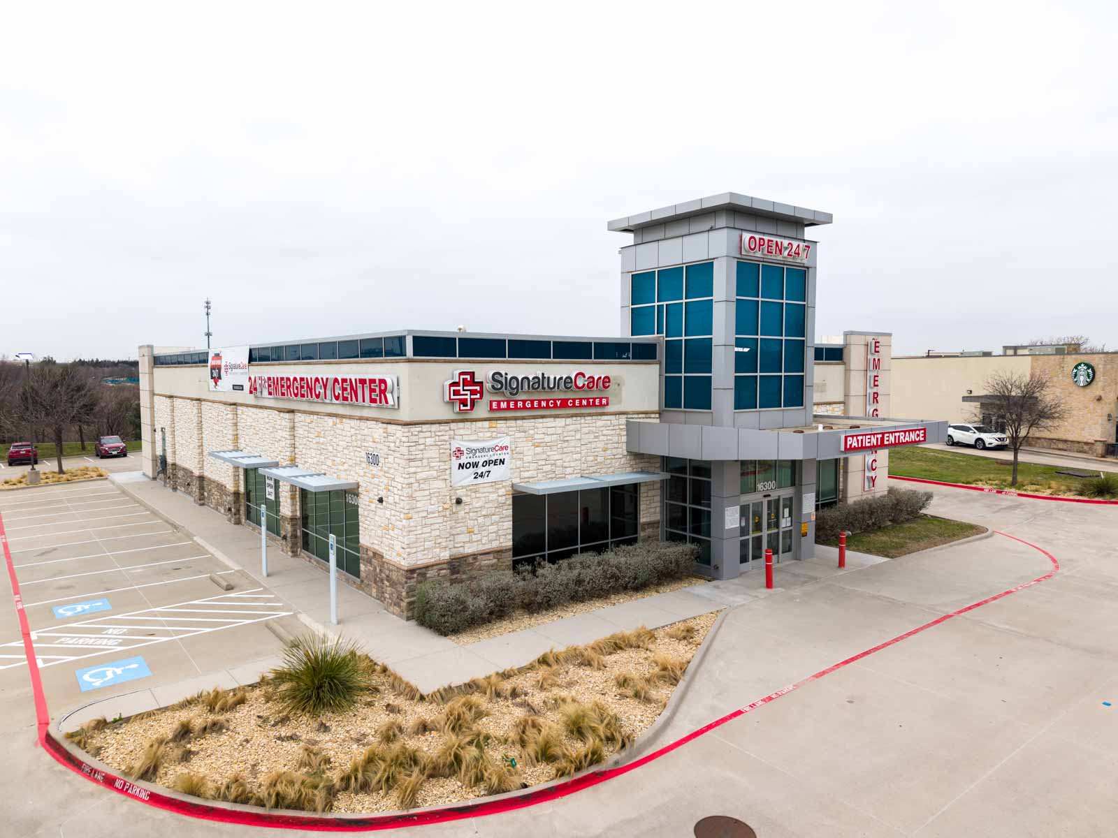 exterior of SignatureCare Emergency Center, Frisco, TX 360 Virtual Tour for Emergency room