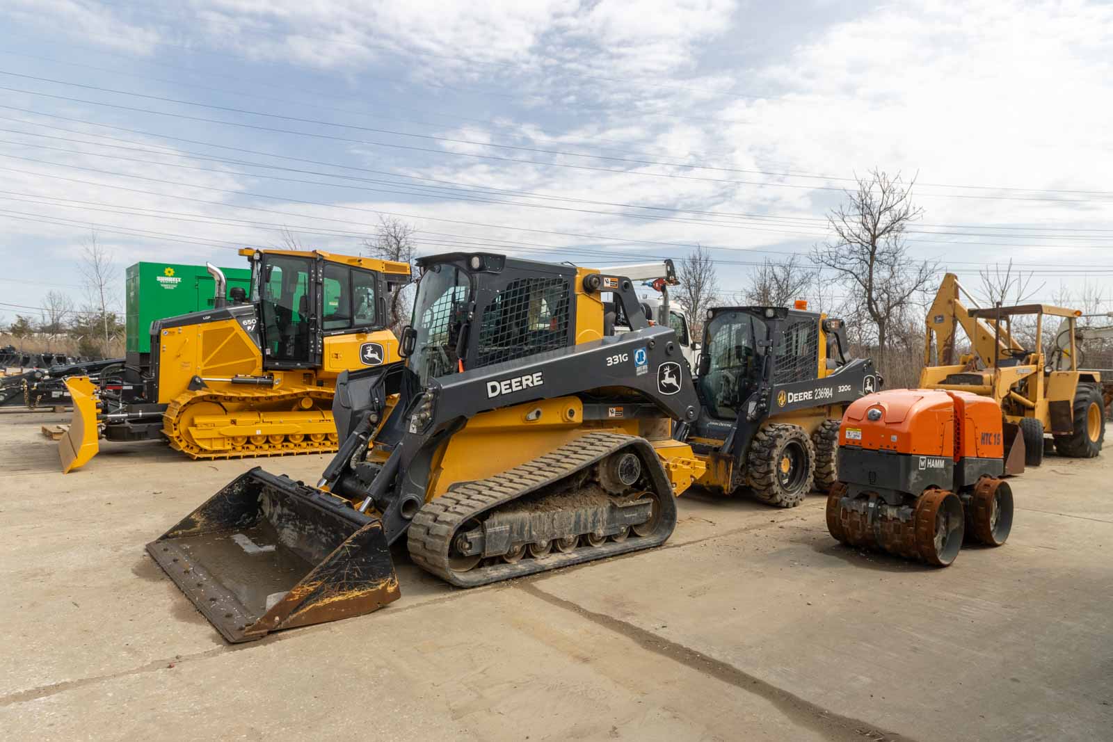 skid steer loader at James River Equipment, Baltimore, MD 360 Virtual Tour for Equipment rental agency