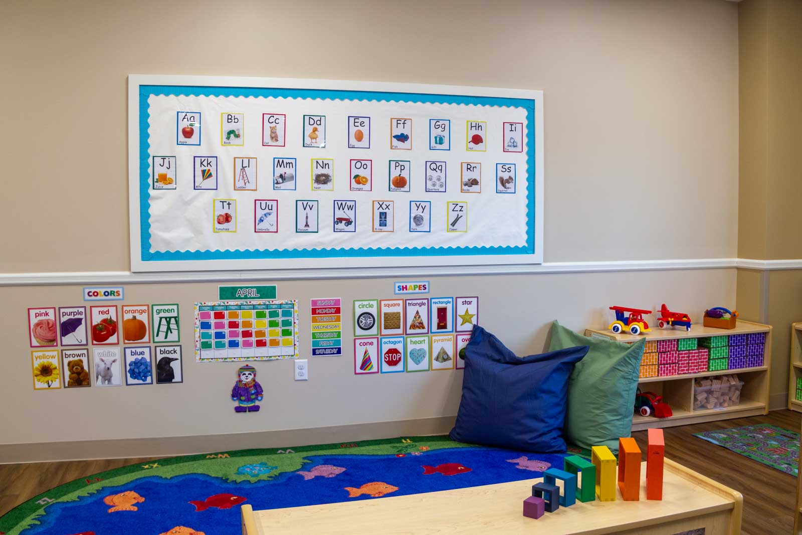 alphabet letters at Lightbridge Academy, Ramsey, MN 360 Virtual Tour for Pre-school Day Care Center