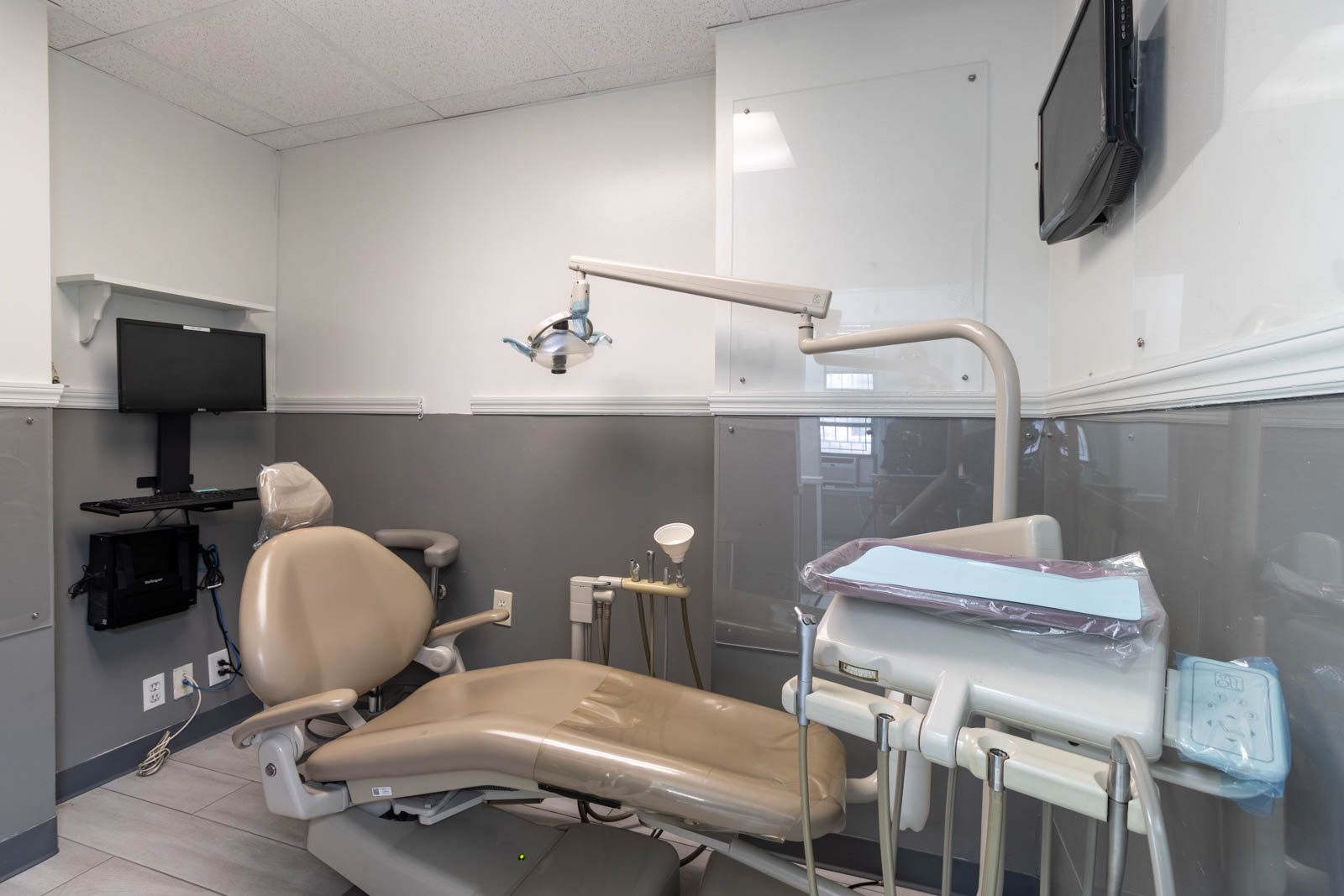 dental chair at Concerned Dental Care of the Bronx, NY 360 Virtual Tour for Dentist