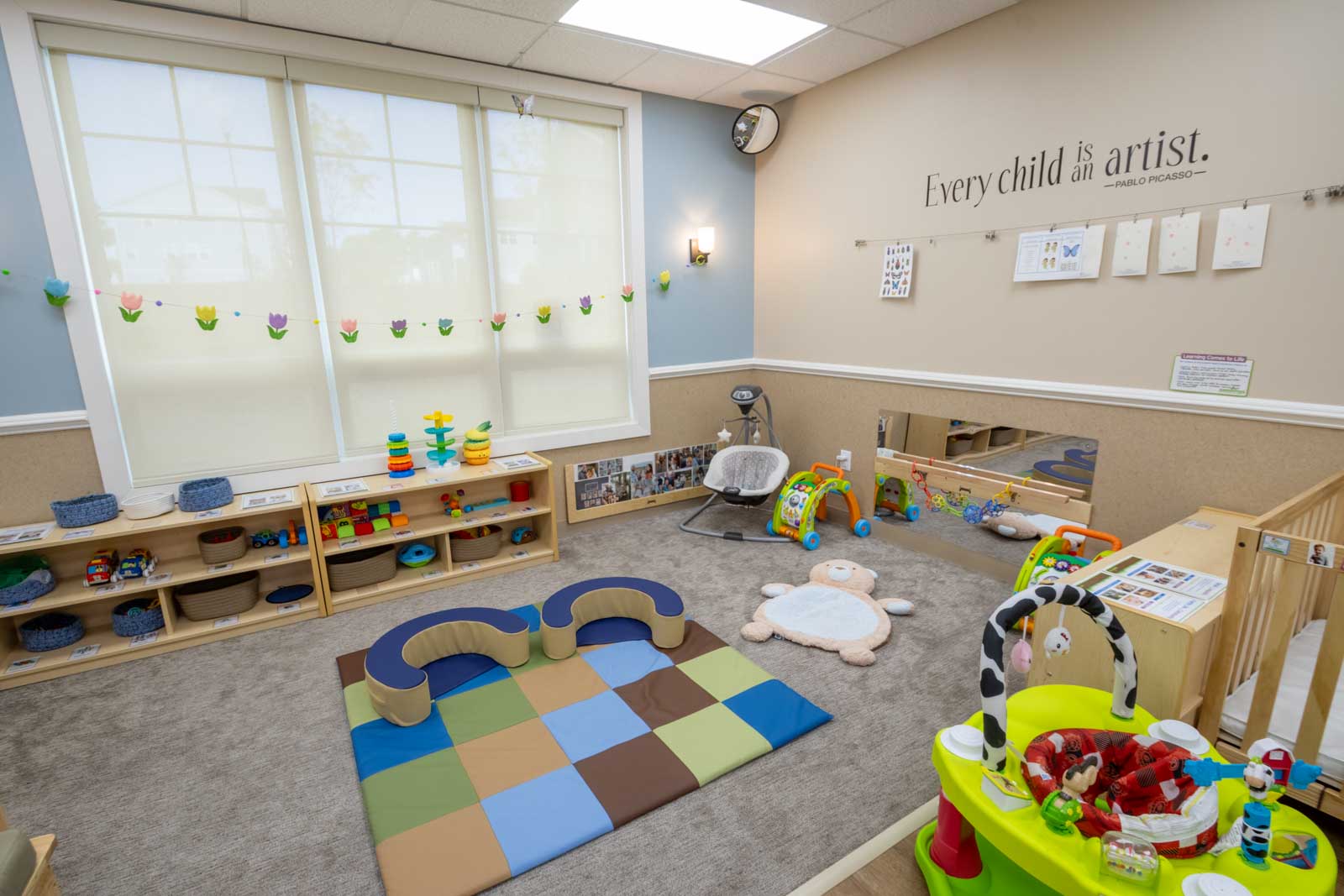 infant room at Lightbridge Academy, Wake Forest, NC 360 Virtual Tour for Pre-school Day Care Center
