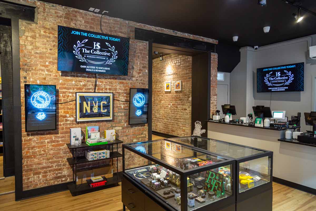 interior of Highest Standards, New York, NY 360 Virtual Tour for Cannabis store