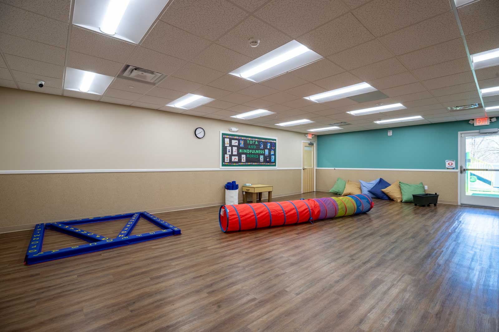 multi-purpose room at Lightbridge Academy, Troy, MI 360 Virtual Tour for Pre-school Day Care Center