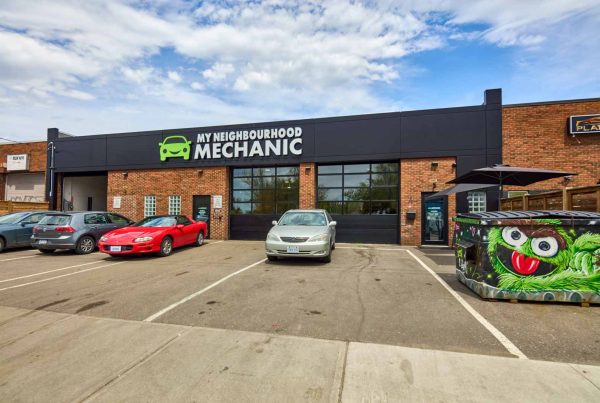 store front of My Neighbourhood Mechanic, Toronto, Ontario Canada 360 Virtual Tour for Auto Mechanic