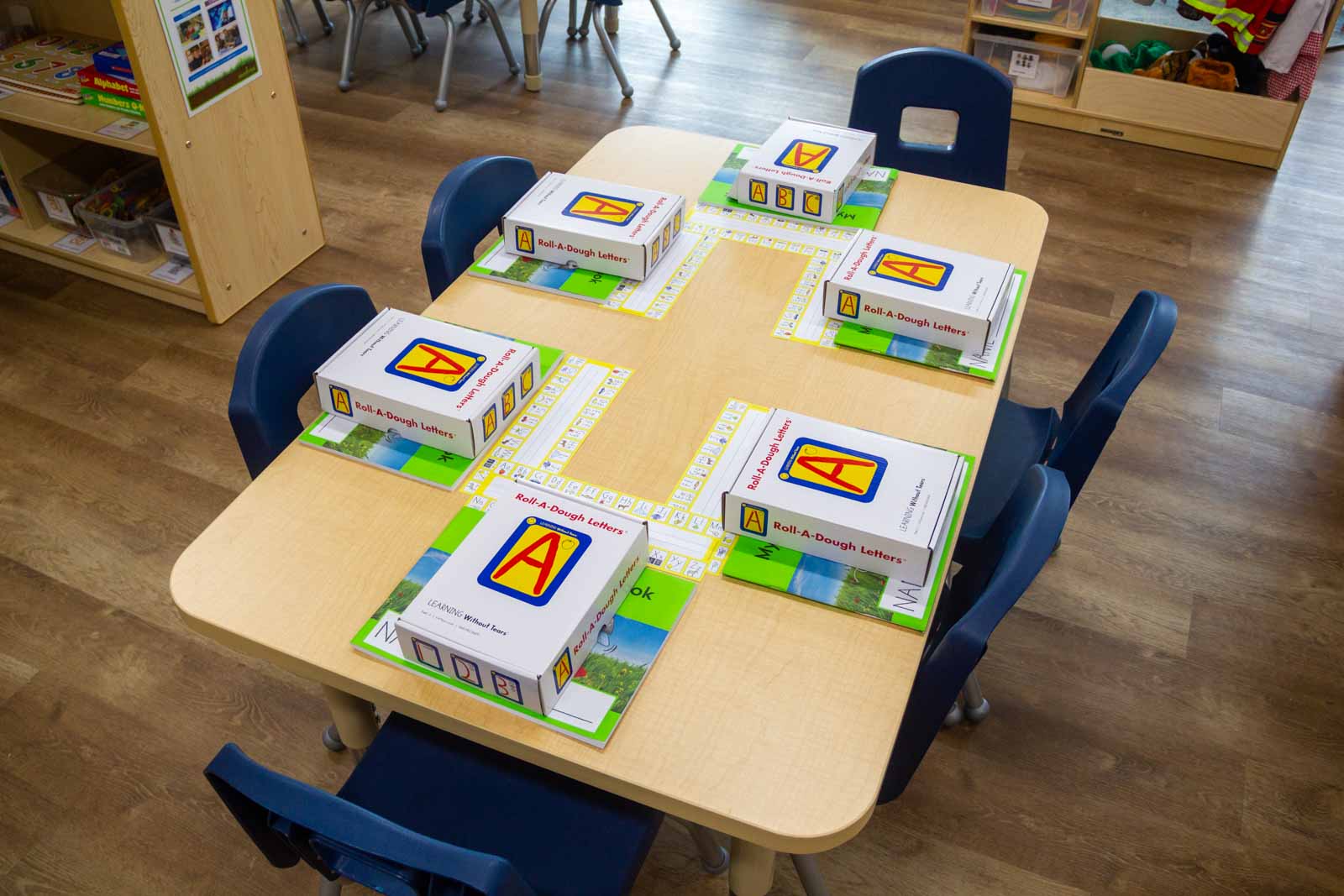student table at Lightbridge Academy, Champlin, MN 360 Virtual Tour for Pre-school Day Care Center