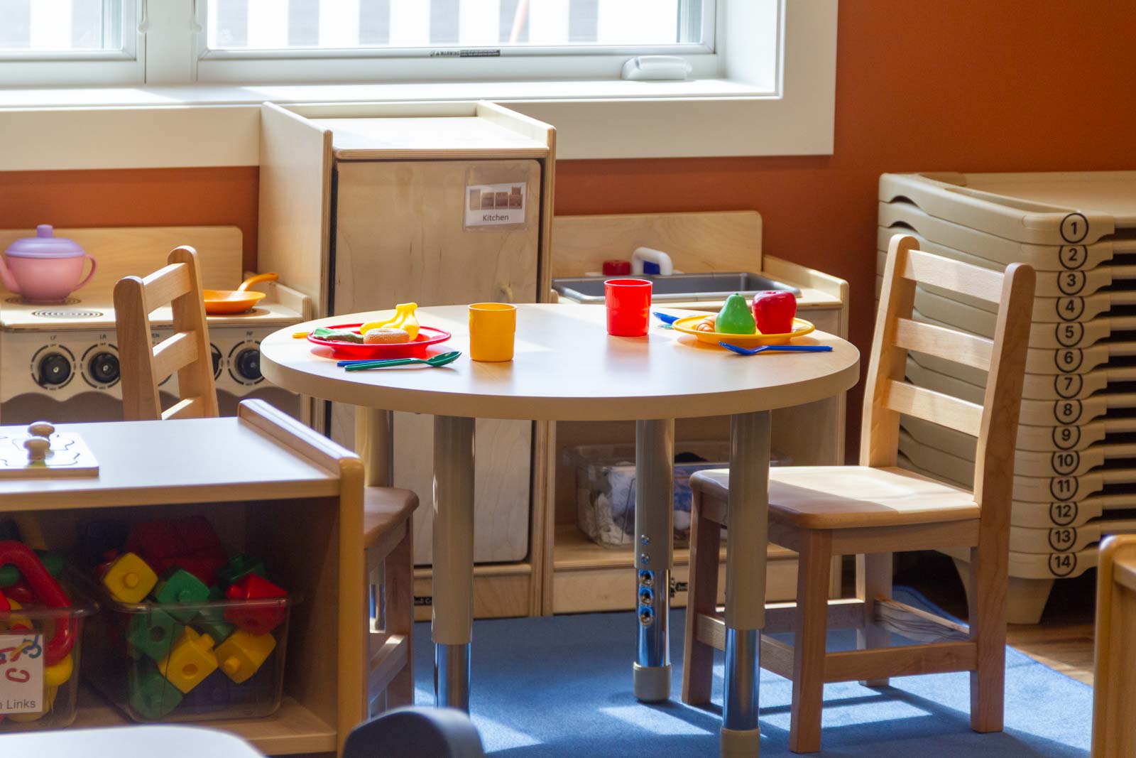 toddler table at Lightbridge Academy, Ramsey, MN 360 Virtual Tour for Pre-school Day Care Center